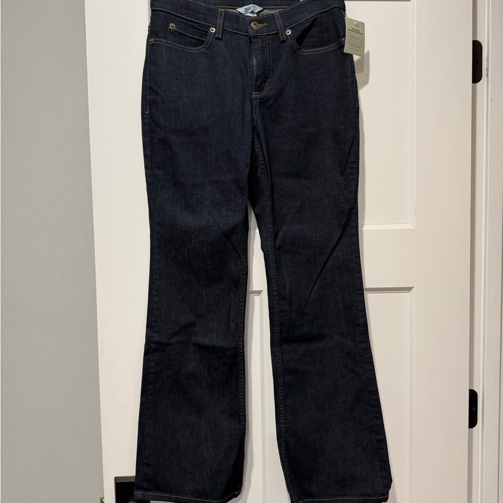 Duluth Trading Co Women's Deep Indigo Boot Cut Jeans
